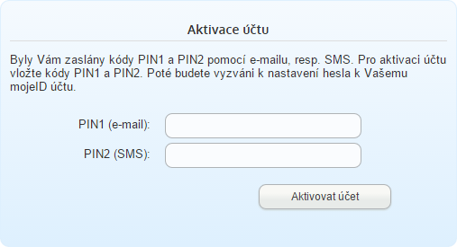 Ověření registrace
